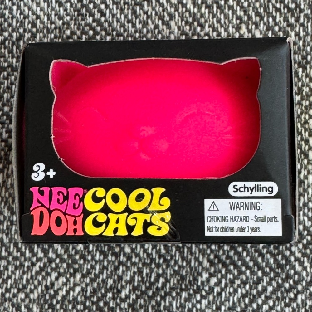 Needoh Cool Cats - Pink NIB AUTHENTIC